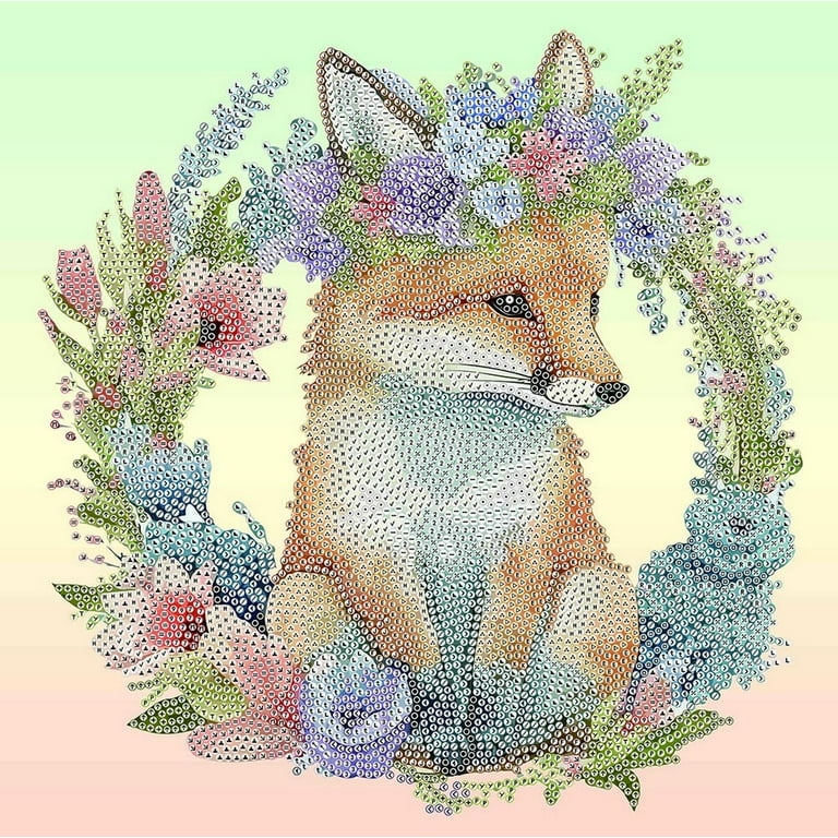 DIAMOND DOTZ® Floral Garland Fox Special Edition Diamond Painting
