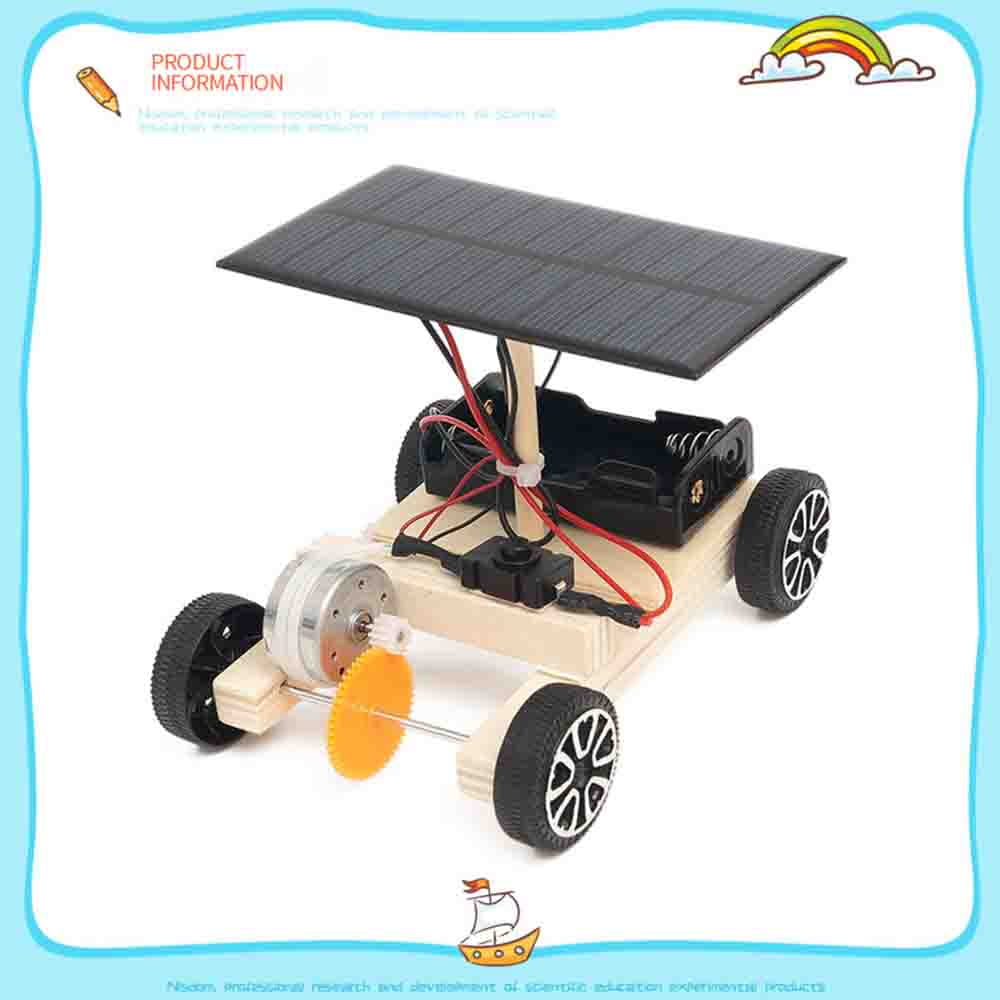 Model Car 3D Ply Wood Puzzle Build and Paint Your Own 4 X 4 Truck Car Craft  Kit With MOTOR solar or Battery 