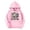 Pink, variant on 100 Days of School Hoodie for Kids Boys Girls - Letter Graphic Long Sleeve Preppy Back to School Sweatshirt