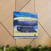Lofty Art Deco Blimp - Canvas
