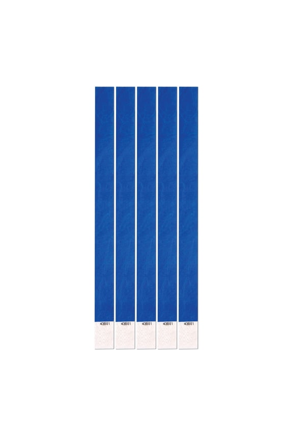 Tyvek Wristbands, .75" x 10", (100/Pkg)