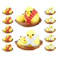 thumbnail image 3 of Mini Fluffy Chicks Figurines 12Pcs Colorful Easter Decorations Ideal For Table Adornment Festival Item Safe Non-Toxic Materials, 3 of 5