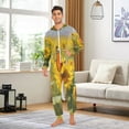 thumbnail image 5 of IAUYY Unisex Adult Onesie Pajamas Ultra-Soft Crystal-Soft Fabric, Halloween Adult Onesie Pajamas Adults,With a Zipper Plus Size Onesie Pajamas, The Orange Butterfly, 5 of 7