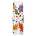 thumbnail image 4 of Happy Thanksgiving Pumpkin Turkey Pajama Pants Loose Pajamas Female Breathable Home Trousers Leisure Sleeping Pants Large Size, 4 of 6