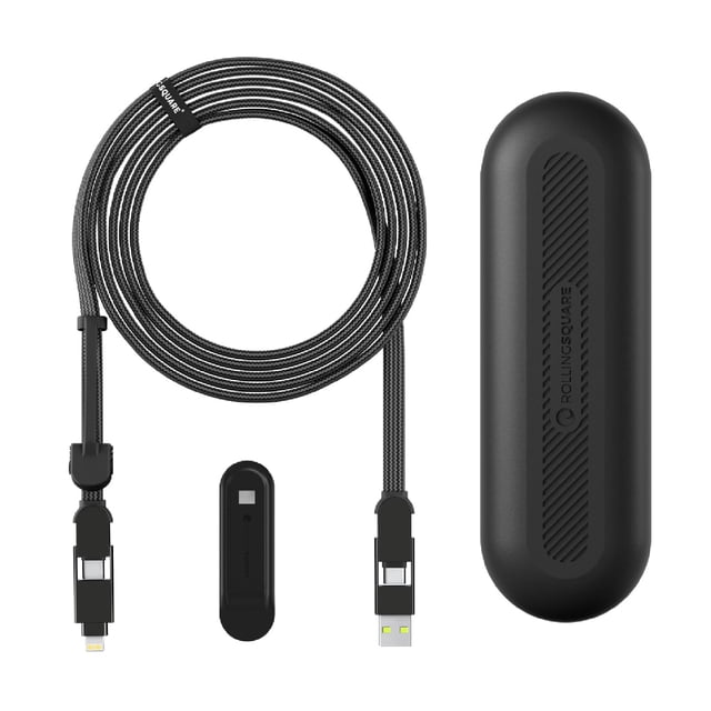 Cable de carga Rolling Square inCharge XL 6 en 1 de 100 W y 3 m
