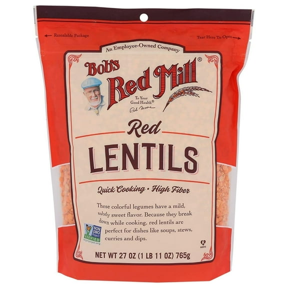 Bob's Red Mill, Red Lentils Heritage Beans, 27 oz