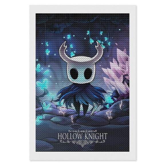 Hollow Game Kni-ght Silksong Picture Paintings Canvas Diamond Art Prints Wall Hang Decoration Home Game Gifts