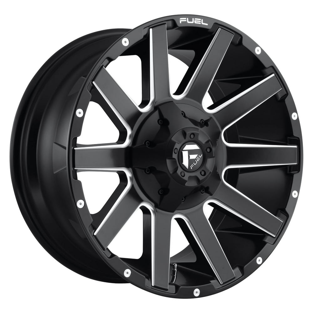Fuel contra 20x10 5x139.7/5x150 18et 110.10mm matte black milled wheel