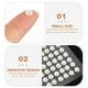 thumbnail image 5 of KAKOWELY hojas de pegatinas de perlas adhesivas para la cara, pegatinas de perlas decorativas para hacer tú mismo, 5 of 5