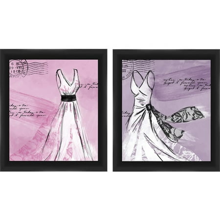 Mail Order Dress Color Figurative Wall Art, Set of (Best Wine Mail Order)