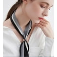 thumbnail image 3 of Dainty Oblate Silk Scarf Ring Brooch for Women Minimalist Geometric Shawl Scarves Buckle Wrap Clasp Clip Rings Brooches Fashion Dress Accessories Jewelry, 3 of 12
