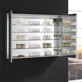 thumbnail image 6 of Pemberly Row 48x36" LED Lighting Aluminum Bathroom Medicine Cabinet in Mirrored, 6 of 14