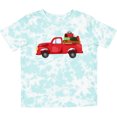 thumbnail image 3 of Inktastic Christmas Red Vintage Truck with Presents Boys or Girls Toddler T-Shirt, 3 of 5