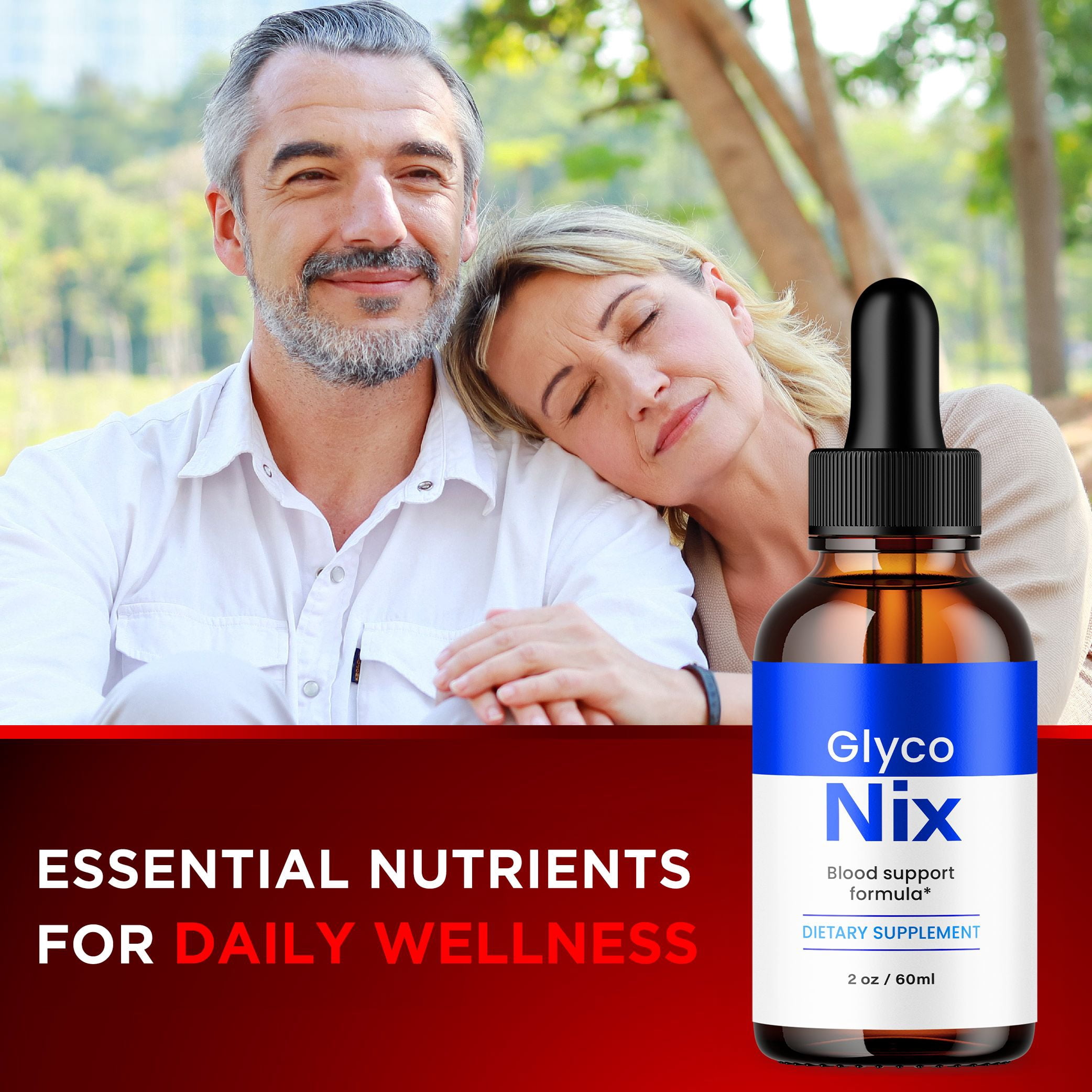 Glyco Nix Advanced Formula Drops Natural Support Supplement 60 Servings