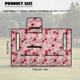 thumbnail image 6 of Uorisanigo Golf Cart Seat Covers for 2 Person Seats, Universal Flowers Cherry Pink Golf Cart Seat Towel Blanket Accessories with 4 Front Pockets, All-Season Protection, 6 of 6