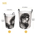 thumbnail image 3 of ZICANCN Laundry Basket Organizer, Woman Portrait Beauty Collapsible Hamper for Bathroom Bedroom Laundry Room, Small Size, 3 of 7