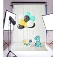 thumbnail image 2 of ABPHOTO Polyester 5x7ft Cake Smash Backdrop Boy 1st Birthday Backdrops for photography First Birthday Party Decorations Photo Background Studio Props, 2 of 4