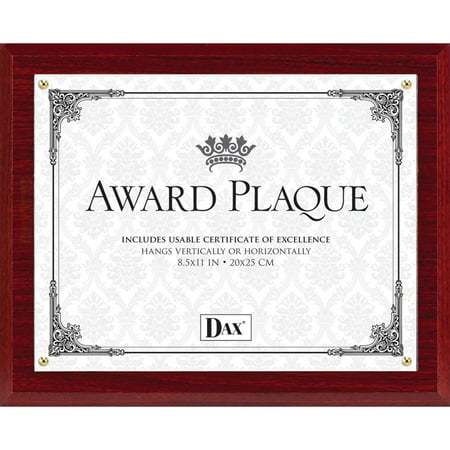 Burns Grp. DAX Mahogany Wall Award Plaque (Best Dad Award Plaques)