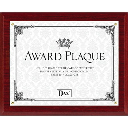 - Burns Grp. DAX Mahogany Wall Award Plaque