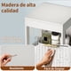 thumbnail image 5 of VERDALAY Armario de baño de pie Armario estrecho para almacenamiento Estante de baño para montar en el suelo Organizador de madera con 2 armarios pequeños 3 estantes abiertos Armario lateral, 5 of 10