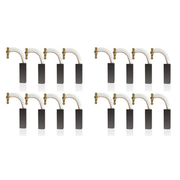 Cepillos de Carbón para Lavadora 154740 Cepillos de Carbón para Motor Cepillos de Carbón para Lavadora 16 Piezas