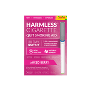 Harmless Cigarette,Mixed Berry,Nicorette Alternative & Quit Smoking Aid,3pk