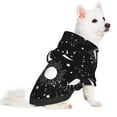 thumbnail image 2 of Bingfone Crescent And Stars Dog Clothes Hoodie, Pet Winter Coat,Puppy Sweatshirts For Small Dogs Boy Girl,Suitable For All Breeds-Small, 2 of 8
