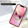 thumbnail image 5 of for iPhone 13 Case Cute Slim Shockproof Phone Case with Wireless Charging Support and Protection, Orange, 5 of 14