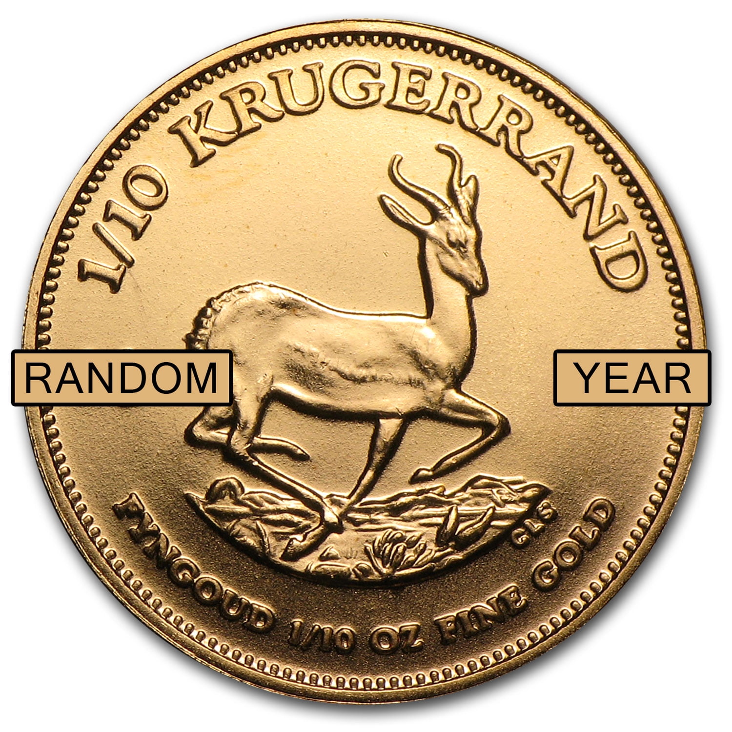 1980 South Africa 1/2 oz Gold 