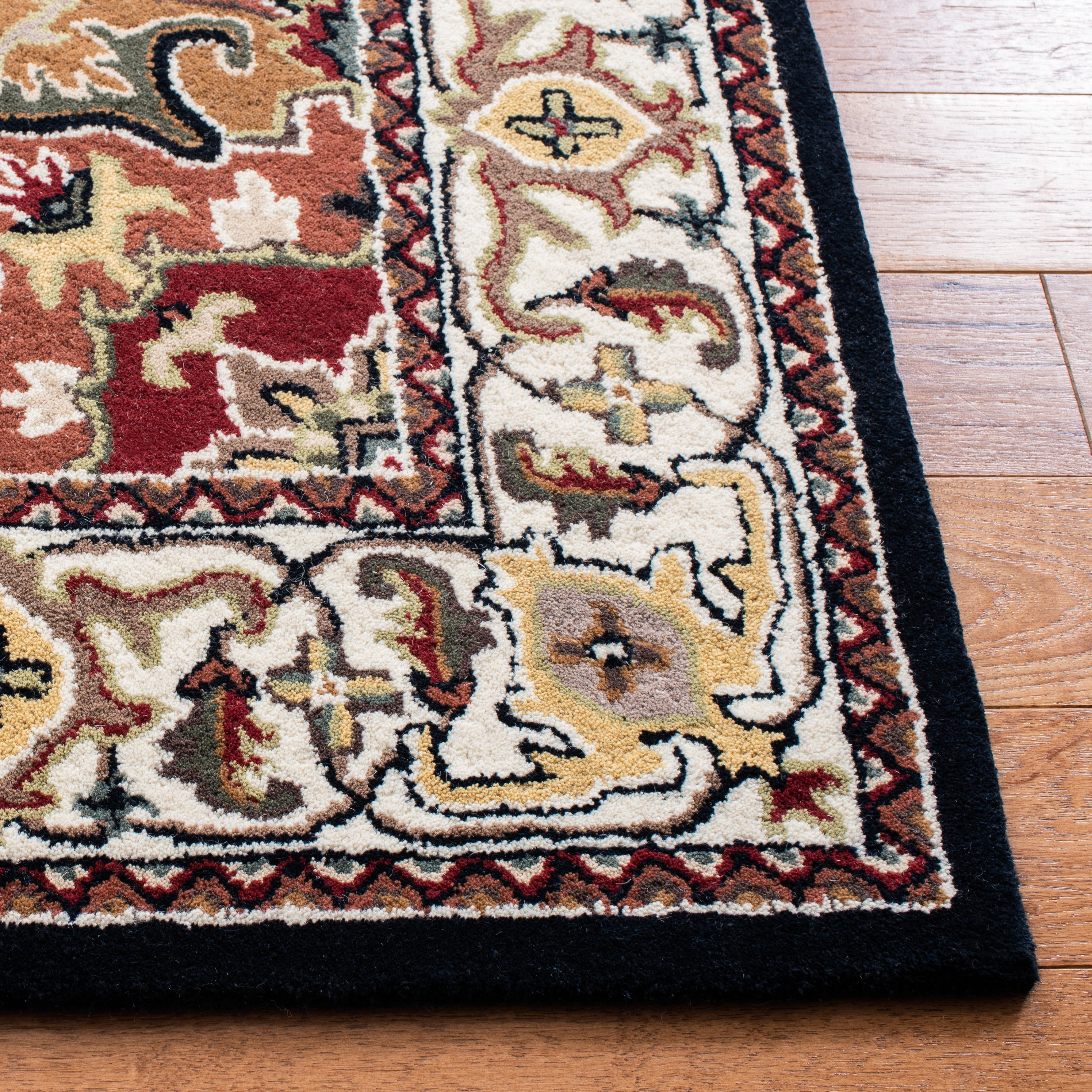 Safavieh Heritage York Oriental Wool Runner Rug, Navy/Brown, 2'3" x 8'