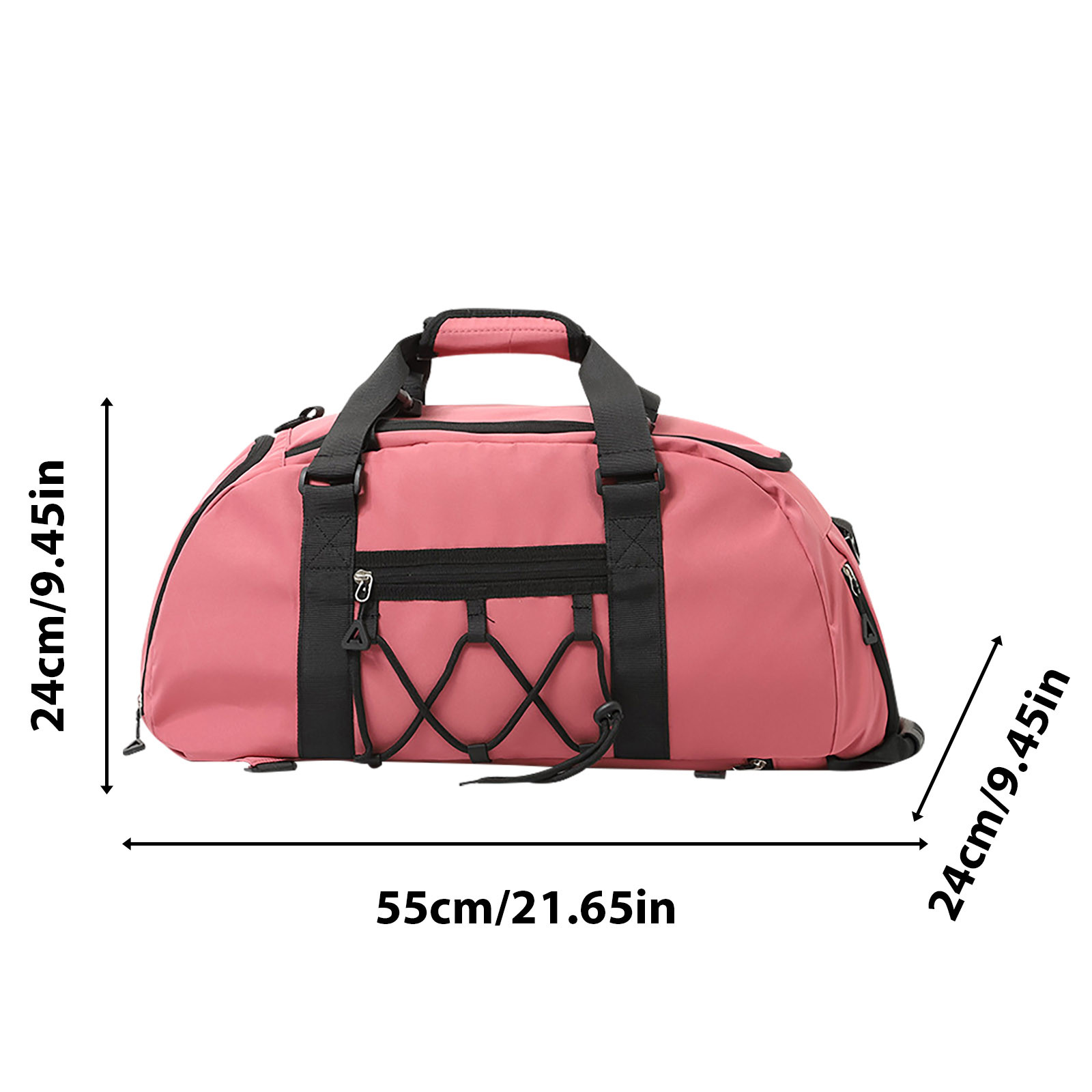Gym Bag 3-in-1 Large Capacity 42L Sports Duffel Backpack, Waterproof with Wet/Dry & Shoe Compartment, Convertible Travel Bag for Men Women, for Fitness, Training, Yoga, Swimming and Weekend Trips