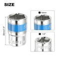 thumbnail image 2 of Uxcell 10pcs 1/2 Inch Drive 6-Point Socket 19mm CR-V Metric Shallow Socket Electric Wrench Socket, 2 of 5