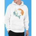 thumbnail image 2 of Yin Yang Koi Fish  Hoodie Men -Image by Shutterstock, Male 3X-Large, 2 of 4