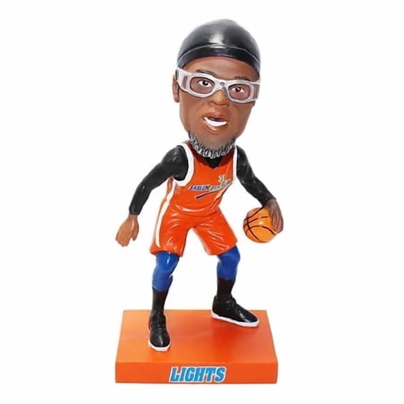 Kollectico Lmb Lights Ray Allen Mini Bobblehead Uncle Drew Movie 4.5"" Orange
