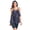 Purple Galaxy, variant on Women's Plus Size Mesh Double-Tier Tankini Top