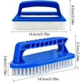 thumbnail image 2 of Herramientas de limpieza de piscinas, cepillo para esquinas de piscinas con caja fuerte para revestimientos de vinilo, diseño ergonómico de mano, mango antideslizante para un mejor agarre y facilidad, 2 of 5