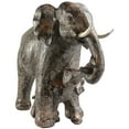 thumbnail image 4 of Seraphic Large Elephant Decor Gifts for Women, African Elephants Mother with Walking Baby Statue, 4 of 6