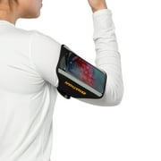 Nathan Phone Carrier Black/Marigold OSFA, Running