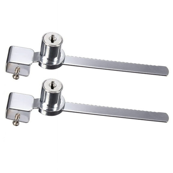 4 Keys Keyed Alike Display Case Showcase Lock Sliding Glass Cabinet Door Lock