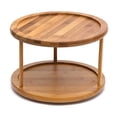 thumbnail image 1 of Lipper International 8302 Bamboo Wood 2-Tier 10" Kitchen Turntable (Exclusive), 1 of 1