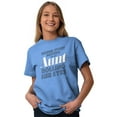 thumbnail image 4 of Cute Funny Favorite Cool Auntie Aunt Women's Graphic T Shirt Tees Brisco Brands X, 4 of 6