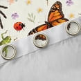 thumbnail image 4 of Feelyou Butterfly Spider Bee Curtains Pack of 2 (42x84 Each), Animal Curtains Blackout, 4 of 6