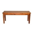 thumbnail image 1 of Boraam 36136 Shaker Dining Bench - Oak Finish, 1 of 7