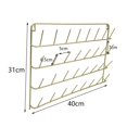 thumbnail image 3 of Iron Thread Rack Storage 32 Holder Wall Thread Spools Wall Mount Embroidery Sewing Organizer, 3 of 8