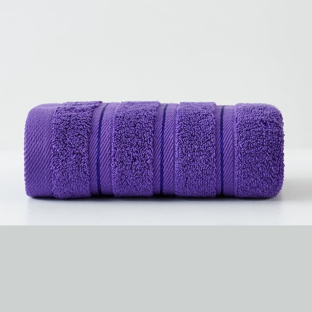 Xiao Hua Juego de 4 piezas morado, 35x75cm (13.78x29.53in) Juego de toallas de algodón puro, toallas de algodón ultrasuaves y absorbentes, toallas ideales para secar el cuerpo,