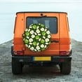 thumbnail image 6 of Pofeuu Green Fruit Print Spare Tire Wheel Cover for Car Truck SUV Camper Universal Fit Spare Tire Cover RV Spare Tire Covers-17 inch, 6 of 6