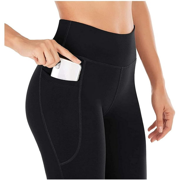 Bootcut Yoga Pants for Women Pockets High Waist Bootleg Work Pants Wide Leg  Sweatpants Flare Leggings