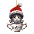 thumbnail image 2 of Clearance Christmas Decoration! Christmas Innovative Kitty Car Backpack Christmas Home Decorations Gifts Christmas Kitty, 2 of 9