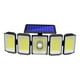 thumbnail image 1 of Luces solares para exteriores, luces de pared, 3 cabezales ajustables, 6000-7000K, luces de movimiento solares para estacionamientos, puerta delantera, 1 of 6