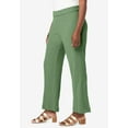thumbnail image 3 of Jessica London Women's Plus Size Wide Leg Gauze Pant, 3 of 3
